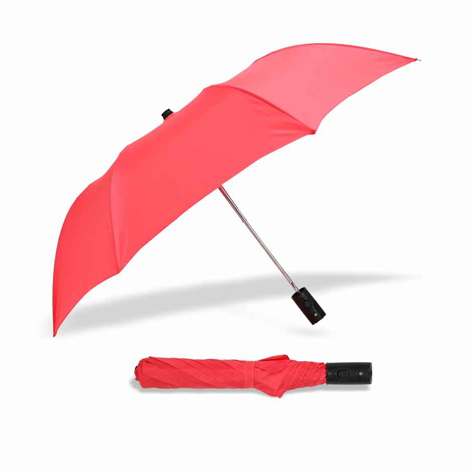 Eume Leatrix Auto-Open Umbrella | Red | 21 Inch | 2 Fold