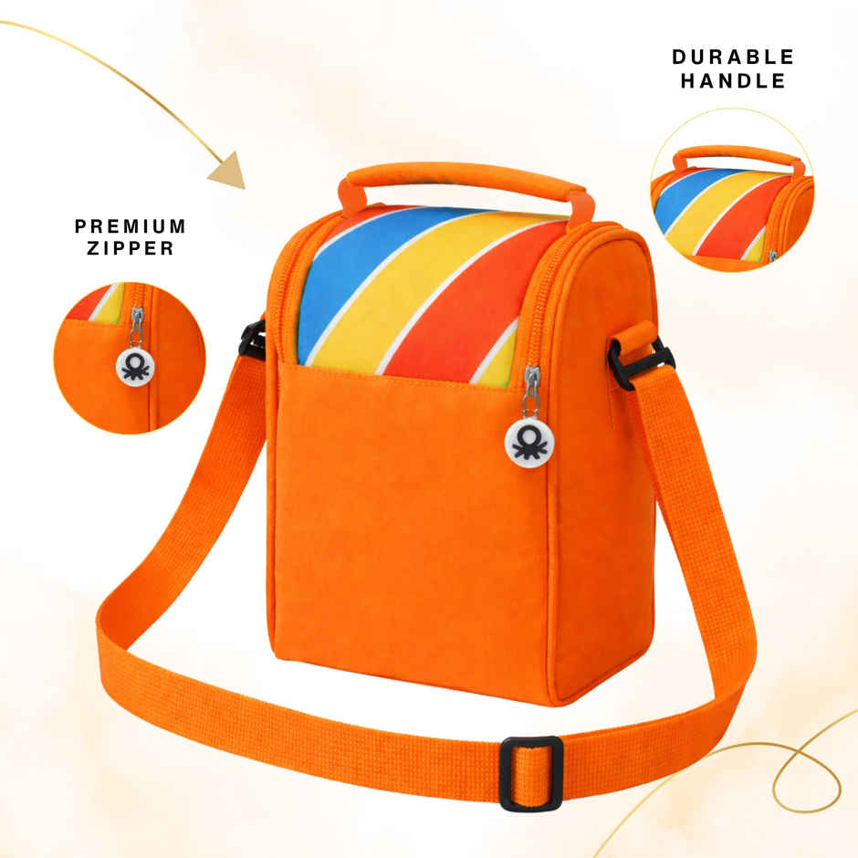 United Colors of Benetton Lunch Bag | Digital Print | Orange