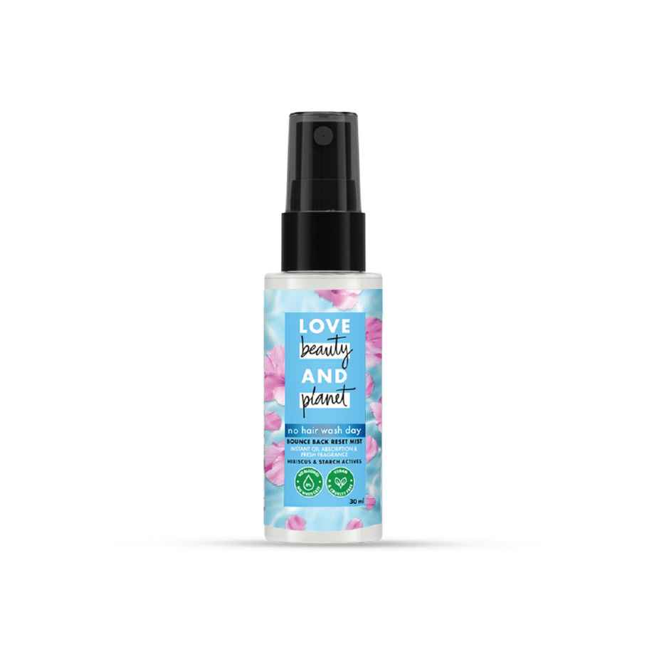 Love Beauty and Planet Bounce Back Reset Mist - No Alcohol Dry Shampoo Combo