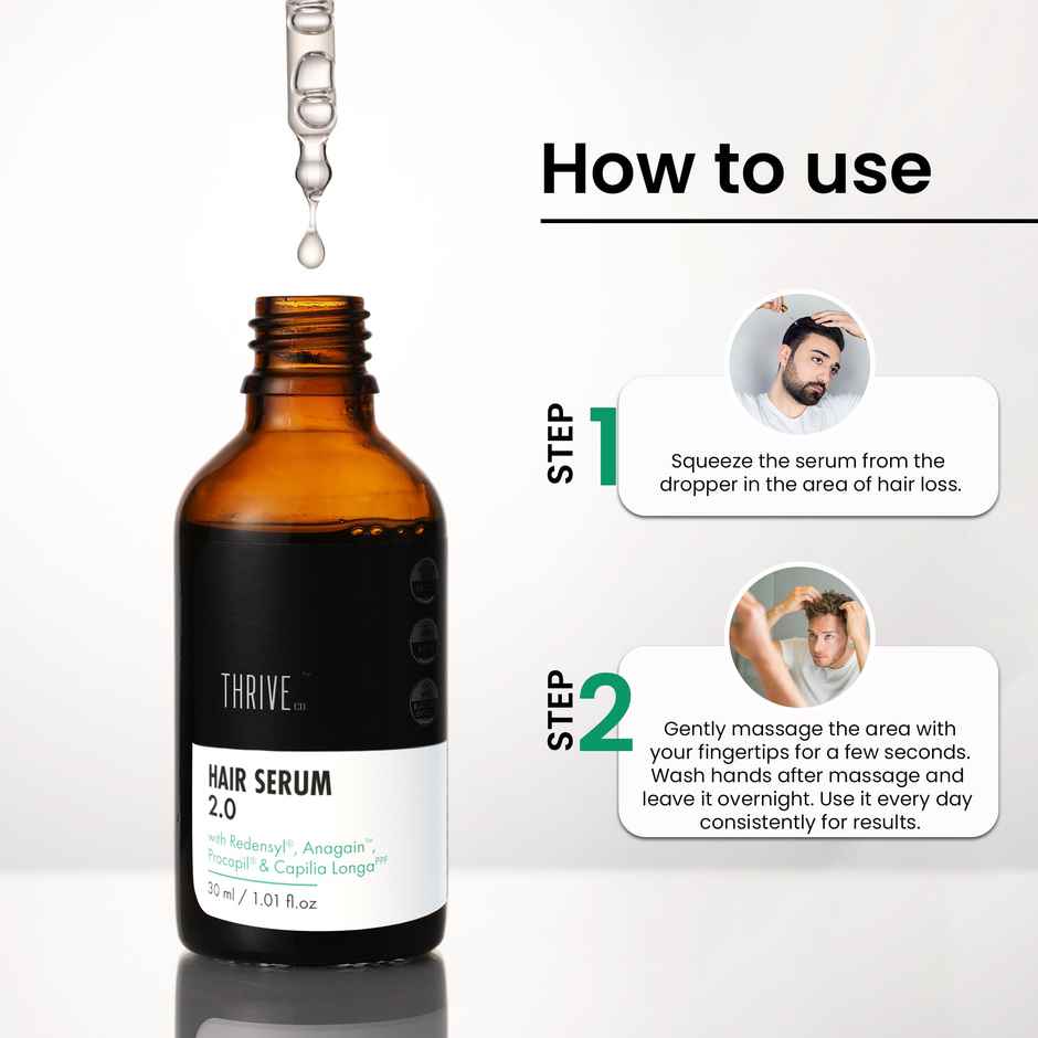 Thriveco Hair Growth Serum 2.0 For Hair Growth & Hair Fall Control