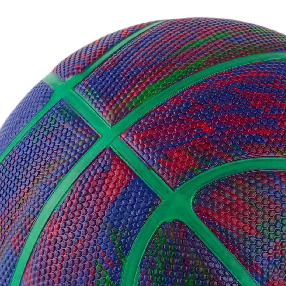 Decathlon Tarmak Kids Rubber Basketball | Blue & Red | Size 3