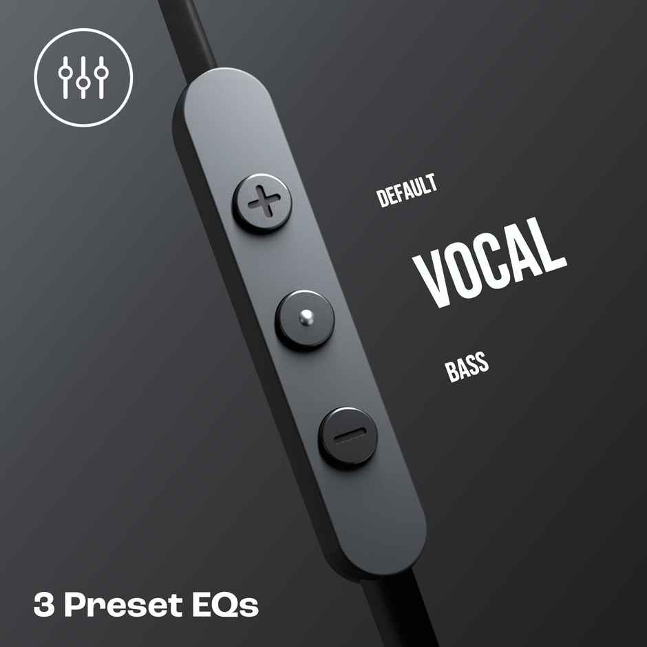 JBL Tune 310 Wired In-Ear Type C Headphones, Hi-Res Audio With Digital-To-Analog Converter (Black)