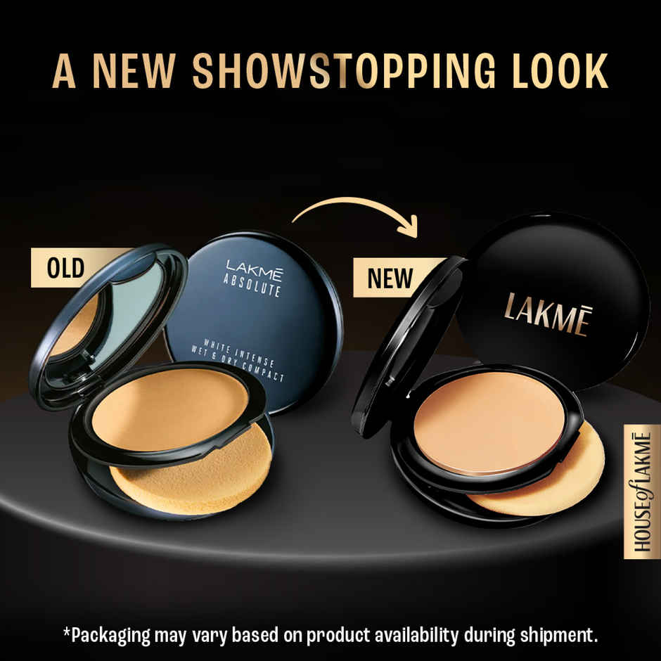 Lakme Xtraordin-Airy Compact 2 In 1 Compact + Foundation Lightweight Spf17 - 04 Golden Light