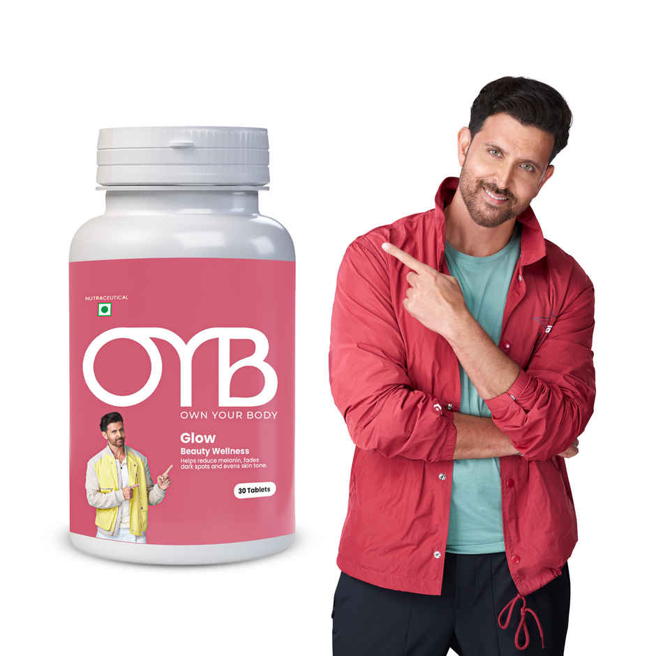 OYB Glow - Skin Brightening with Glutathione, Vitamin C & E | 30 Capsules