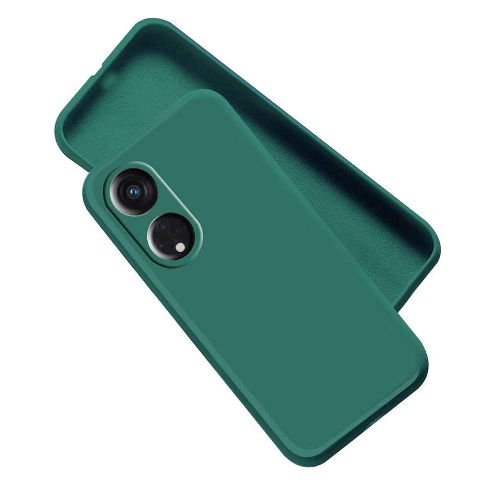 Artistque Case for Oppo Reno 8t 5g Back Cover - Plain Liquid Silicone Cover