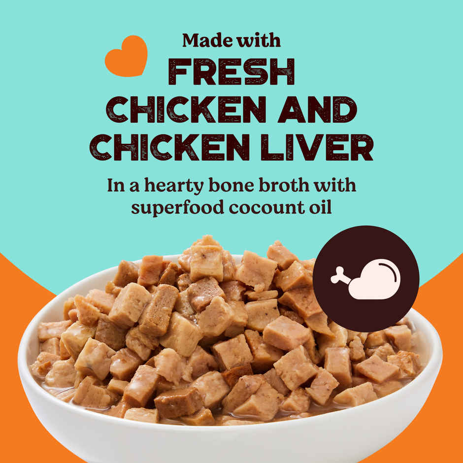 Kennel Kitchen Chicken Chunks In Gravy | Wet Dog Food