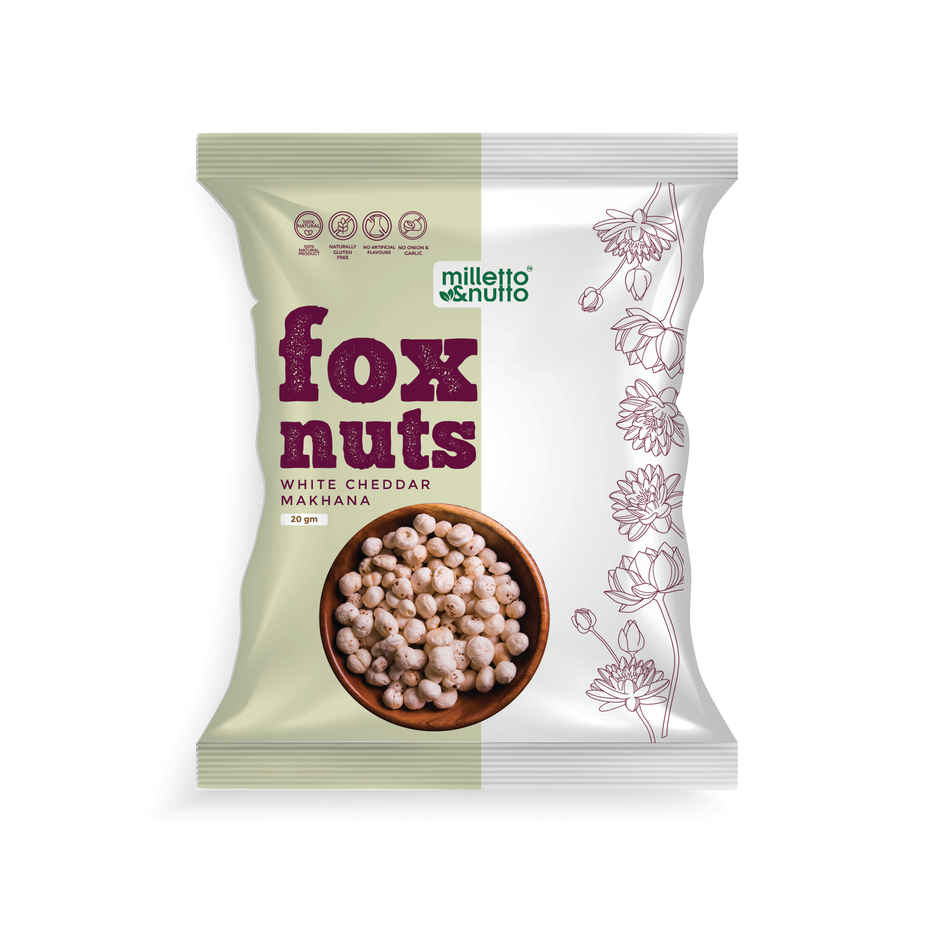 Milleto & Nutto White Cheddar Makhana