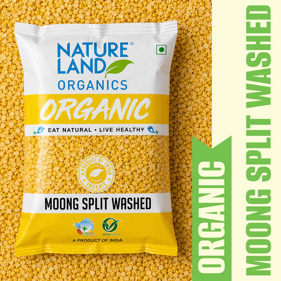 Natureland Organics Moong Split Washed
