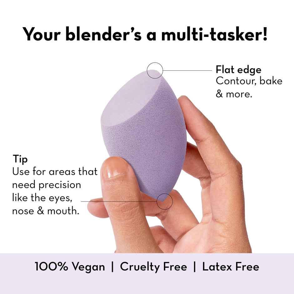 Plush Beauty Blender For Smooth Makeup Application Lilac Lush Makeup Sponge