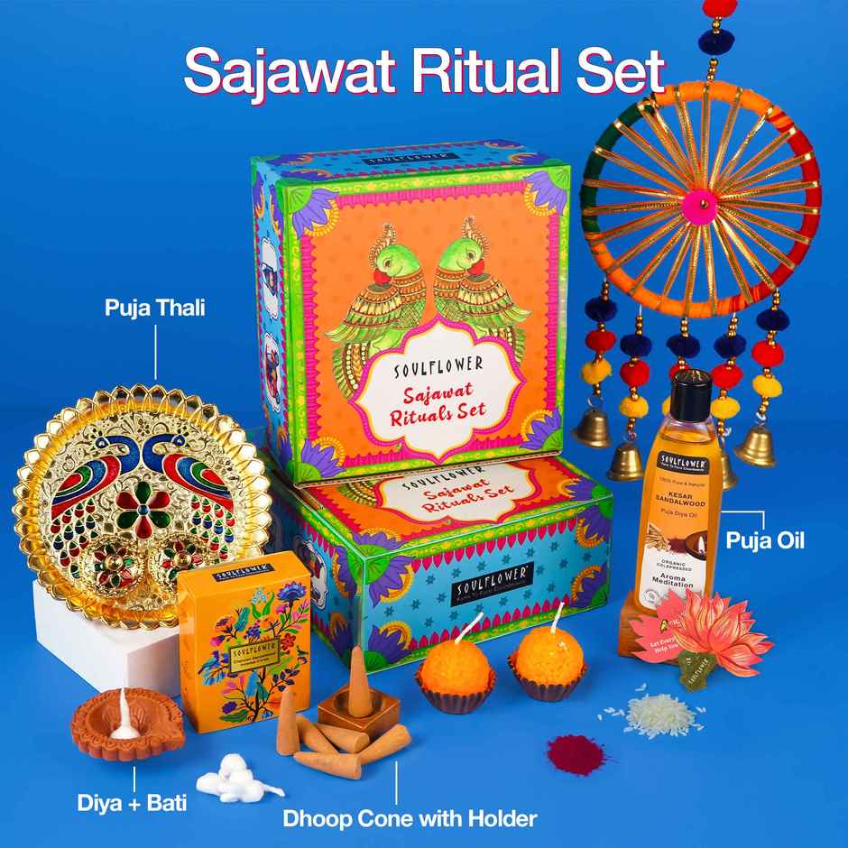 Soulflower Maa Ka Ghar Sajawat Decor Set | Home Party Decor Hamper