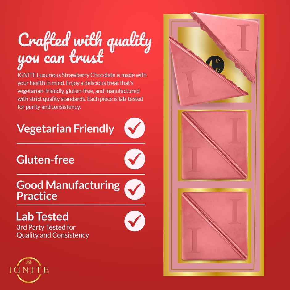 Ignite Strawberry Chocolate Bar for Couples
