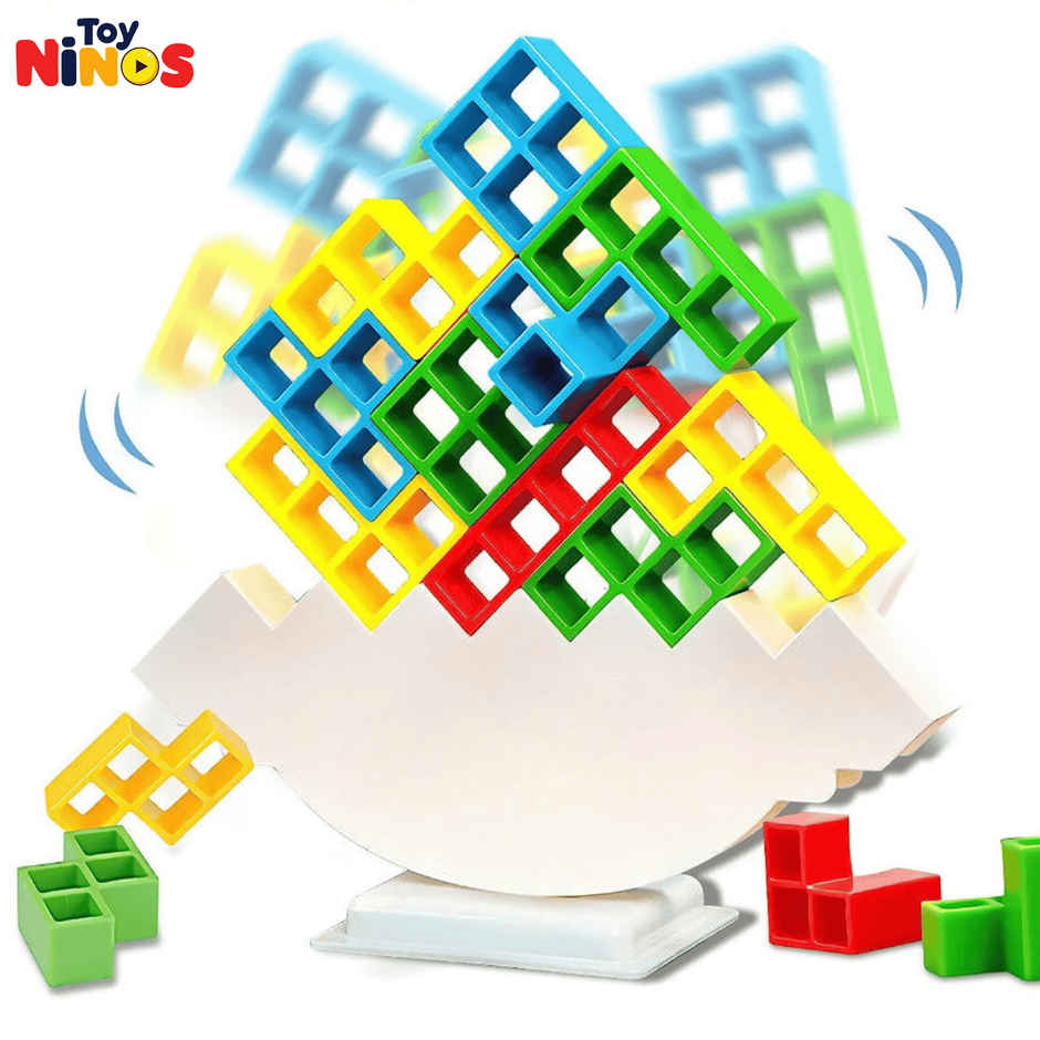 Toytales Tetra Tower | Balancing Game | Building Blocks | Puzzle | Toys For Kids
