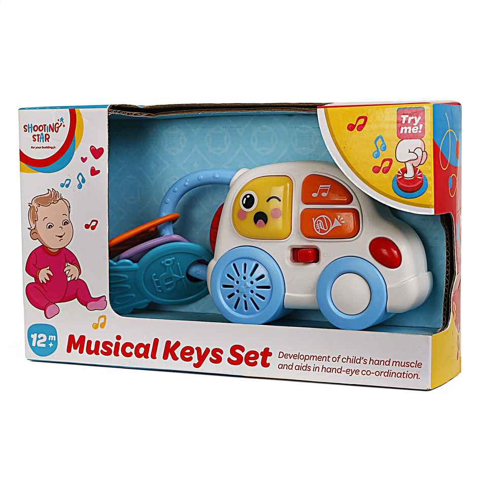 Hamleys Shooting Star Musical Keys Set, 12M+ Multicolour