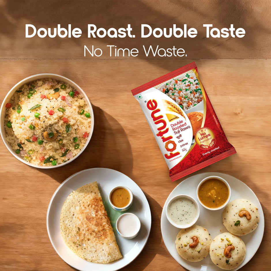 Fortune Double Roasted Suji | Rawa