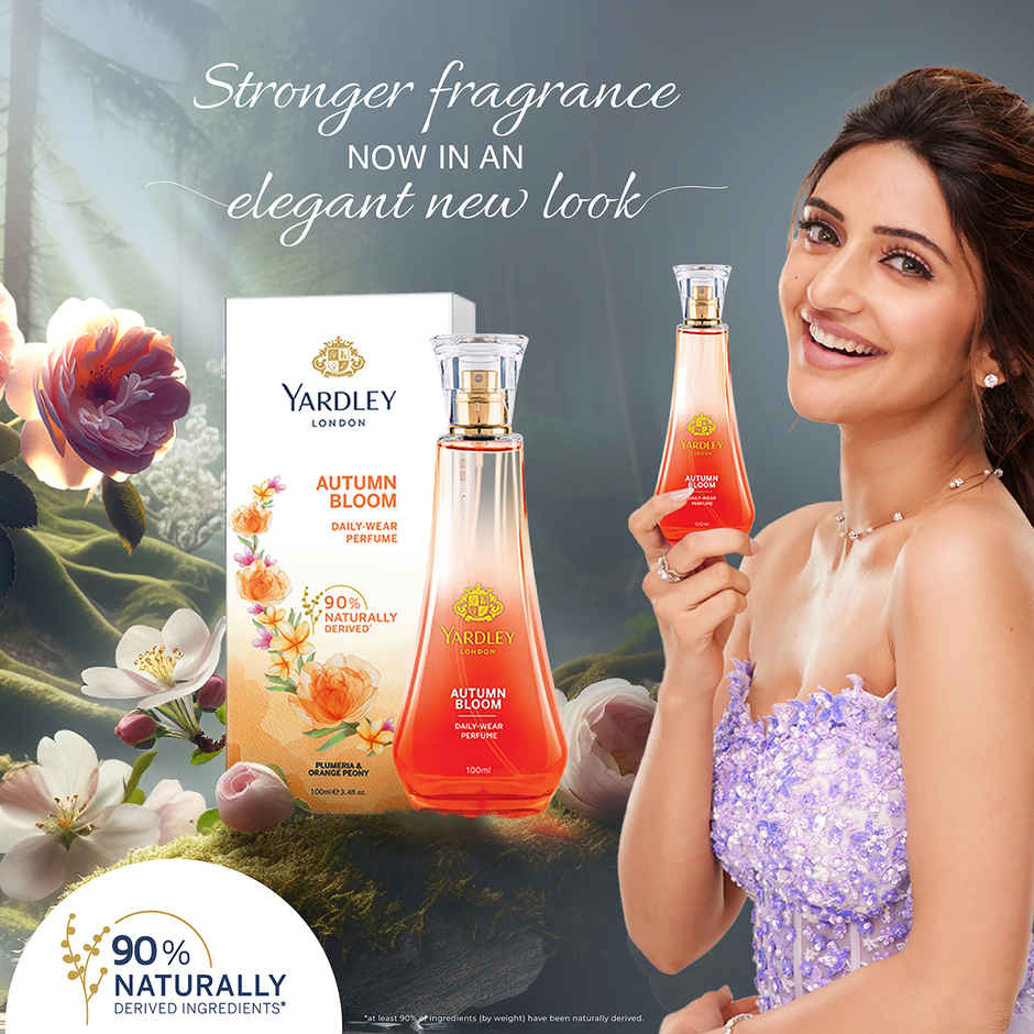 Yardley London Autumn Bloom Daily Wear Perfume | Plumeria And Orange Peony Perfume For Women