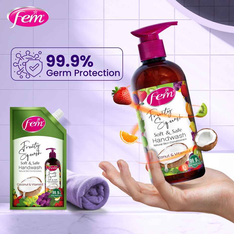 Dabur Fem Fruity Squash Soft & Safe Handwash