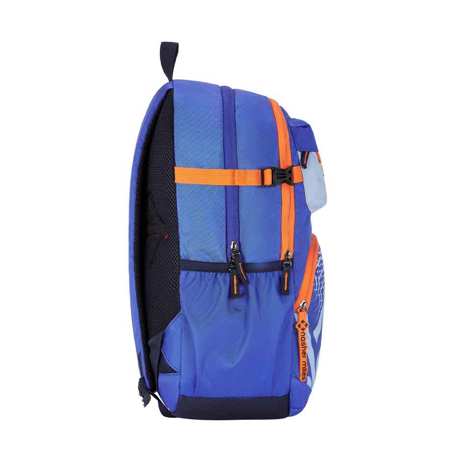 Nasher Miles Engineering Polyester Laptop Backpack with Rain cover | Blue - 36 L
