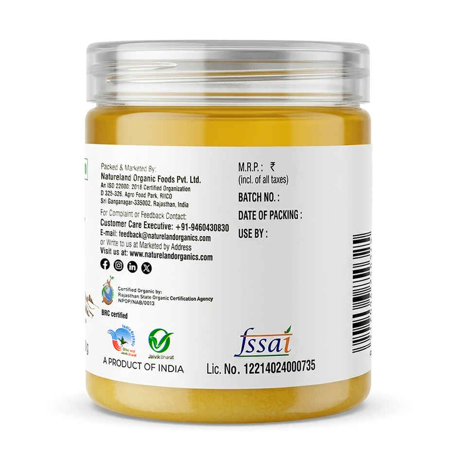 Natureland Organics Desi Cow Ghee