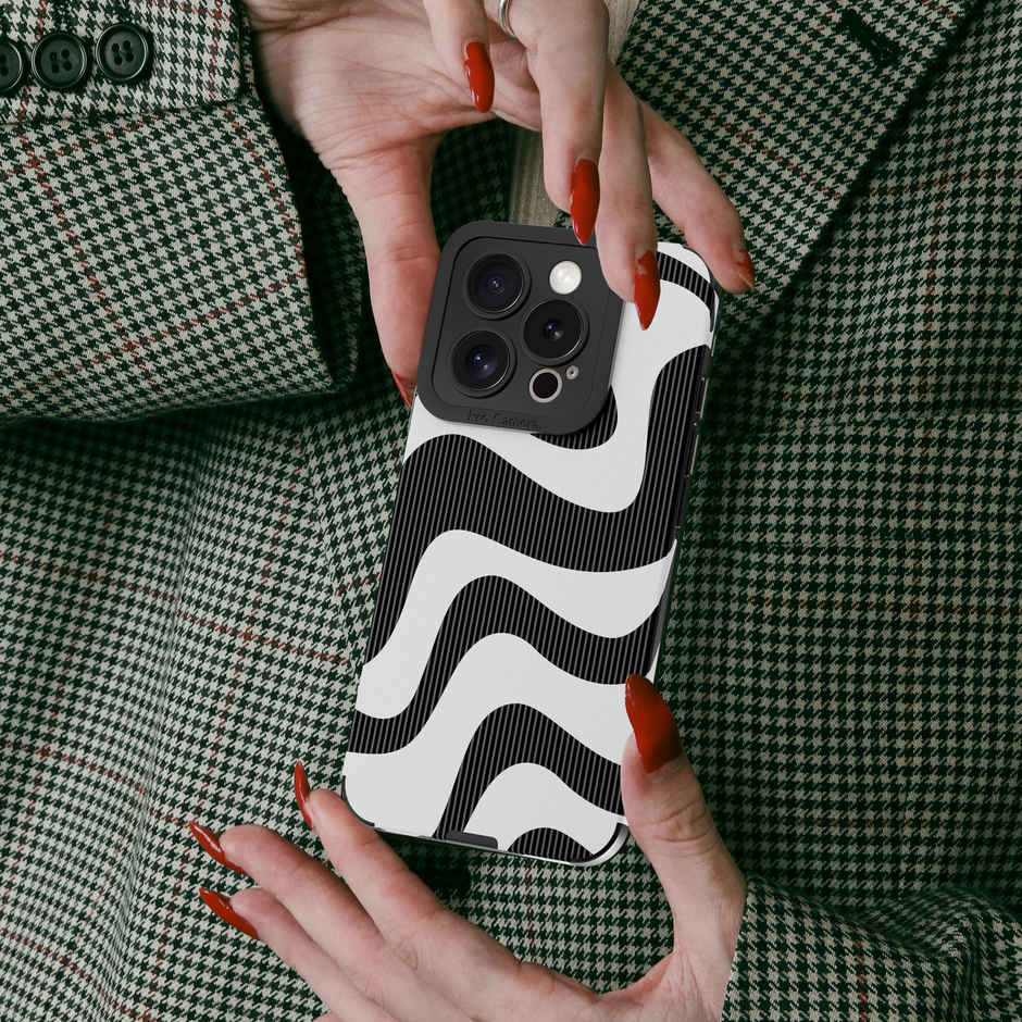 Artistque Case for iPhone 16 Pro Max Back Cover | Zebra Print Cover