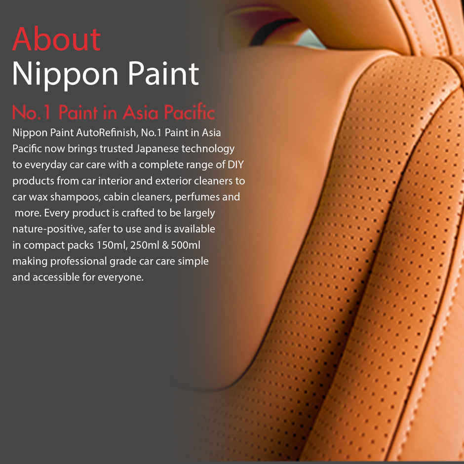 Nippon Paint n-Shield Leather Upholstery Cleaner | Suitable for Car Seats Sofas Bags