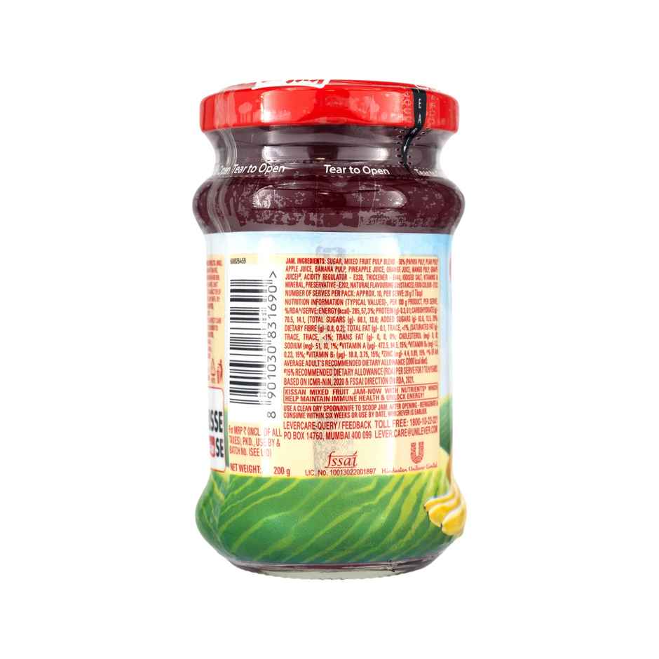 Kissan Mixed Fruit Jam(200gms) & Modern Milk Plus Bread(350gms) Combo