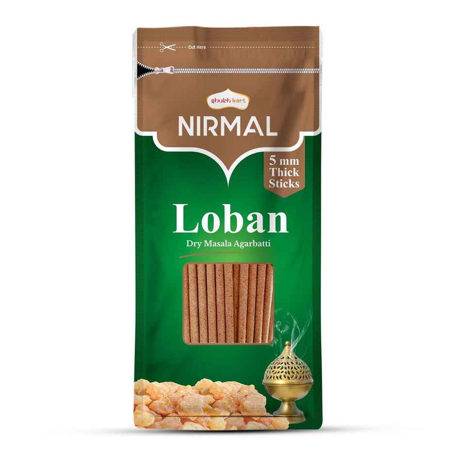 Nirmal Loban Dry Masala Agarbatti Zipper | Shubhkart