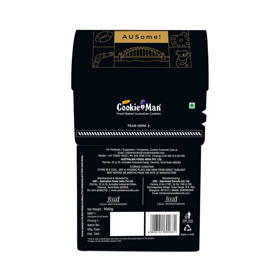 CookieMan Premium Choco Chunk Chocolate Cookies Biscuits