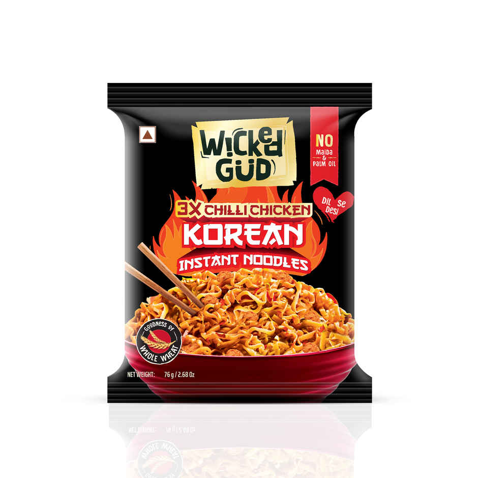 Wickedgud 3X Chilli Chicken Korean Instant Noodles