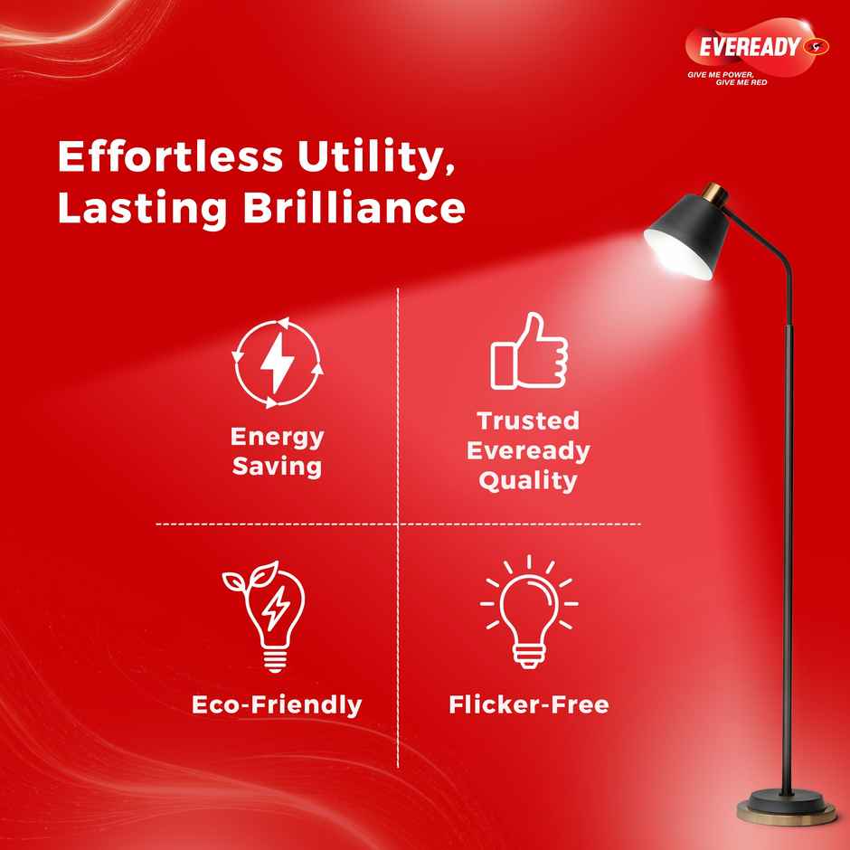 Eveready 9W LED Bulb, Cool Day Light | 6500K, B22 Base, 4kV Surge Protection, Long-Lasting Durability