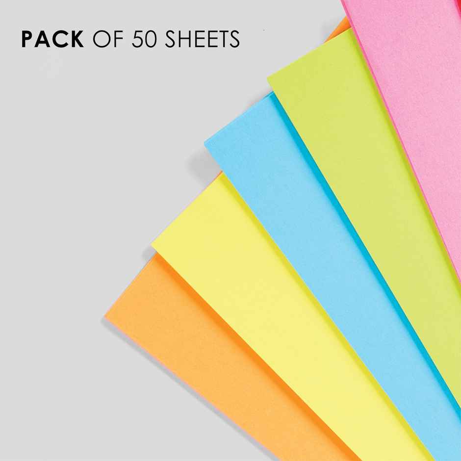 myPAPERCLIP Color Paper | 5 Colors | 50 Sheets | 160 GSM