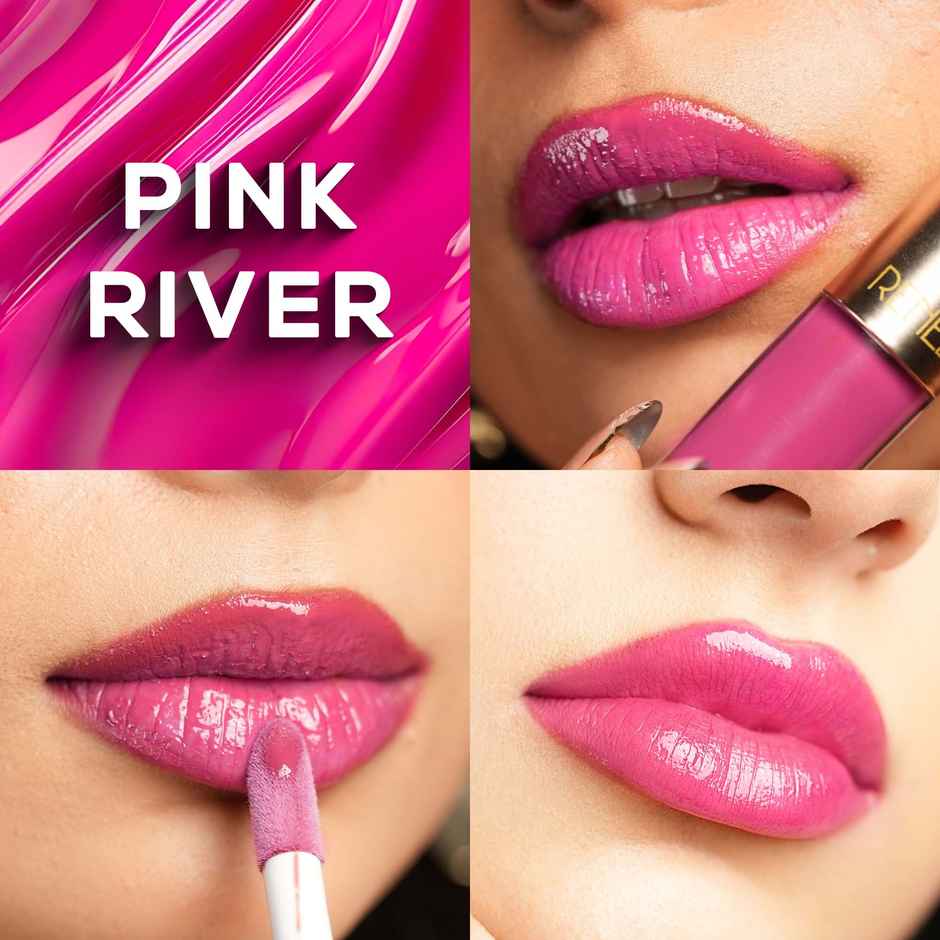 Renee H2O Hydrating Glossy Finish Liquid Lipstick | Pink River