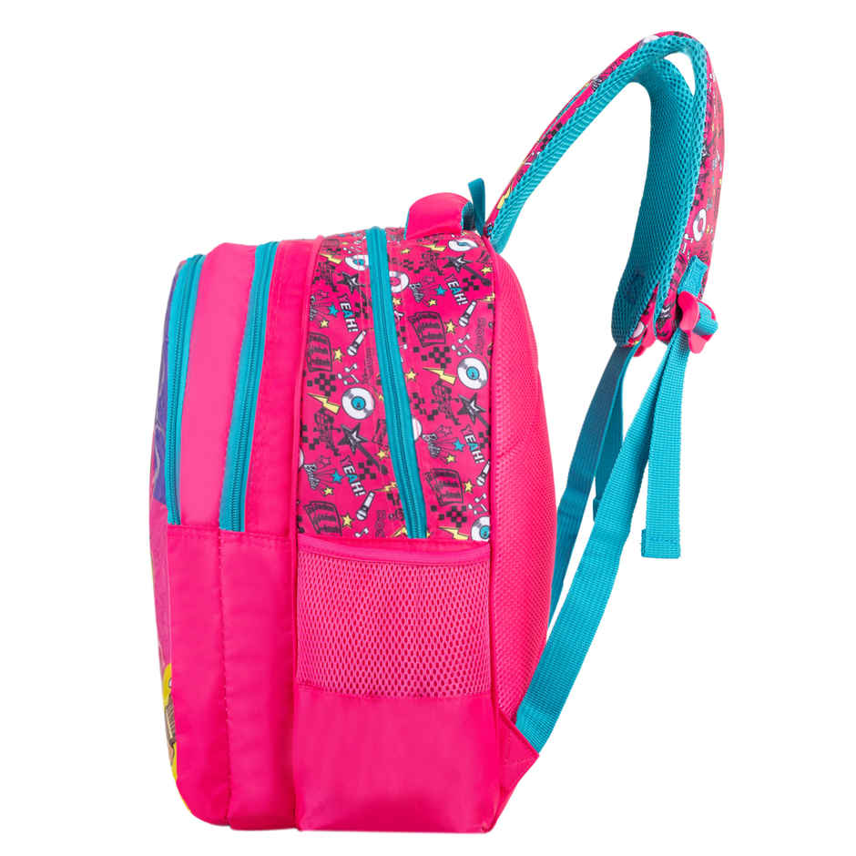 Striders Barbie School Bag for Girls Red Color 14 Inch Kids Backpack for School & Travel