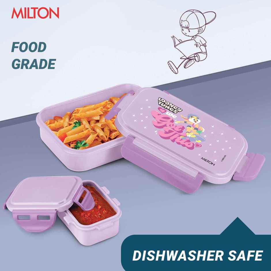Milton Candy Kids Tiffin Lunch Box | 520 ml | Purple | Looney Tunes