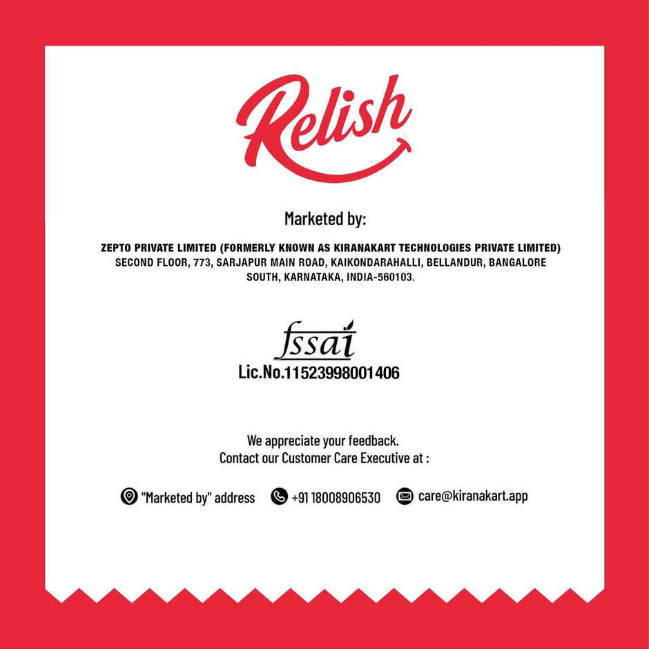 Relish Jamaican Jerk Drumstick | Energy - 124 Kcal | Protein - 17.2 / 100 g