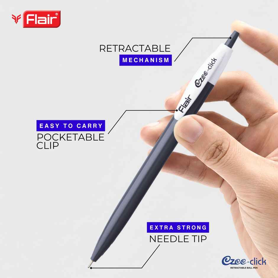 Flair Ezee Click Pen Pack Of 5