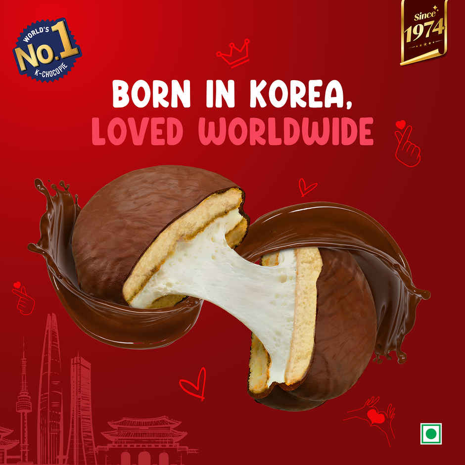 Orion Choco Pie | Chocolate Coated Soft Biscuit