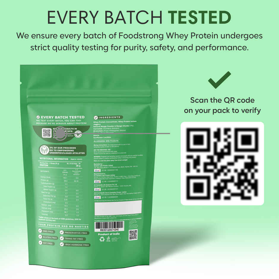 Foodstrong Whey Protein Powder Mango