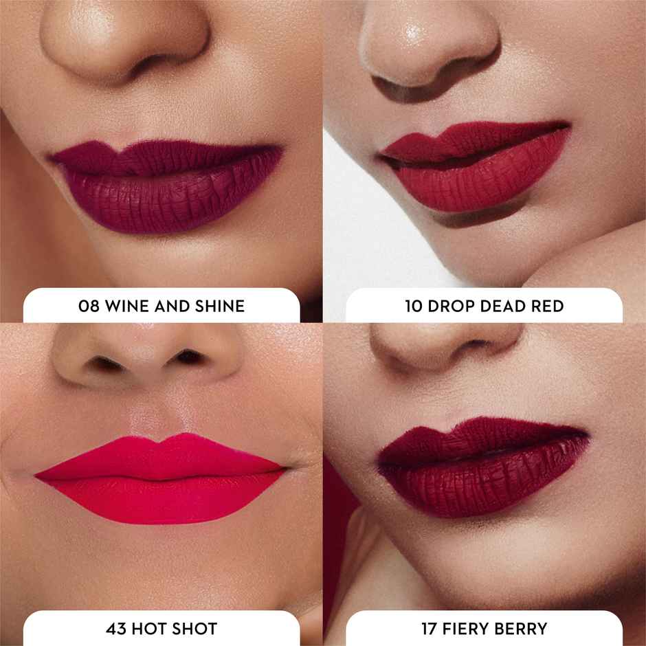 SUGAR Smudge Me Not Liquid Mini Lipstick Set Bold | Rakhi Kit