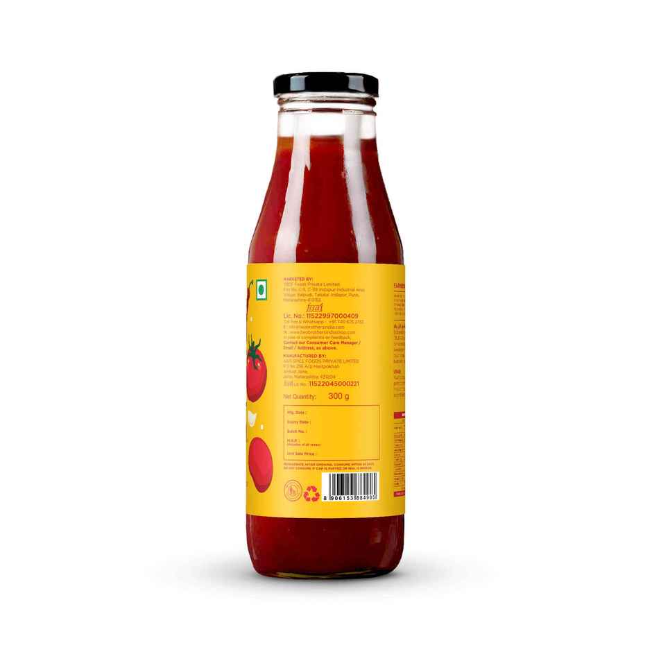 Two Brothers Truemato Ketchup | 75% tomatoes