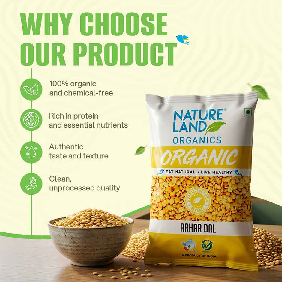 Natureland Organics Arhar Dal