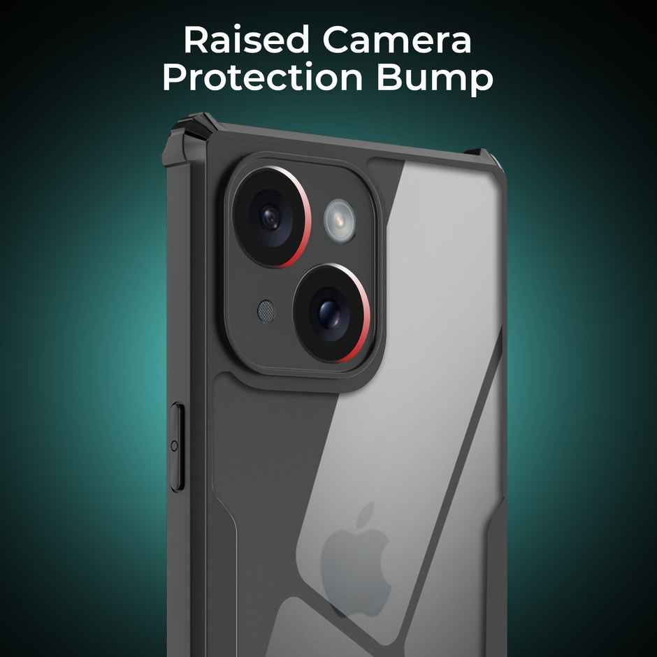 Artistque Case For iPhone 15 Back Cover | Transparent Shockproof TPU Cover