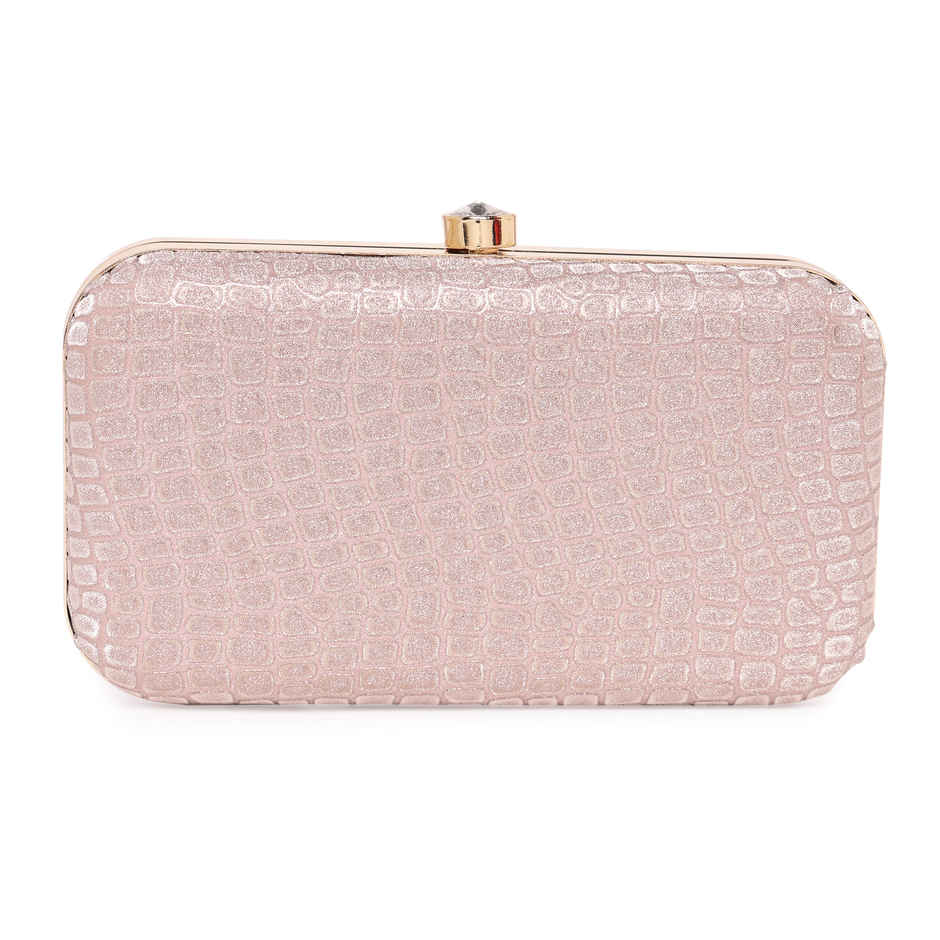 Lavie Women's Tinsel Frame clutch | Pink