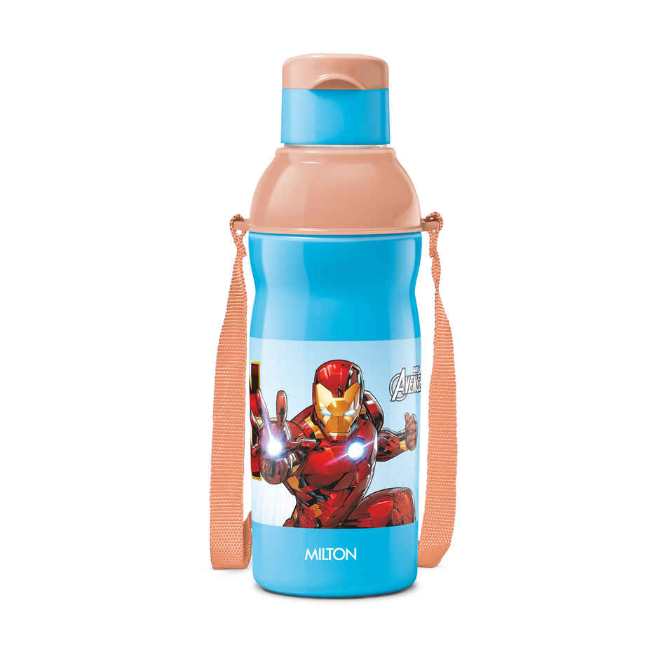 Milton Marvel Kool Elite 600 Insulated Bottle | 492 ml | Sky Blue | Iron Man