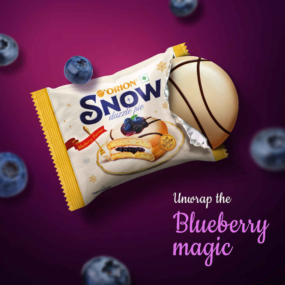 Orion Blueberry Snow Dazzle Pie | Soft & Fruity