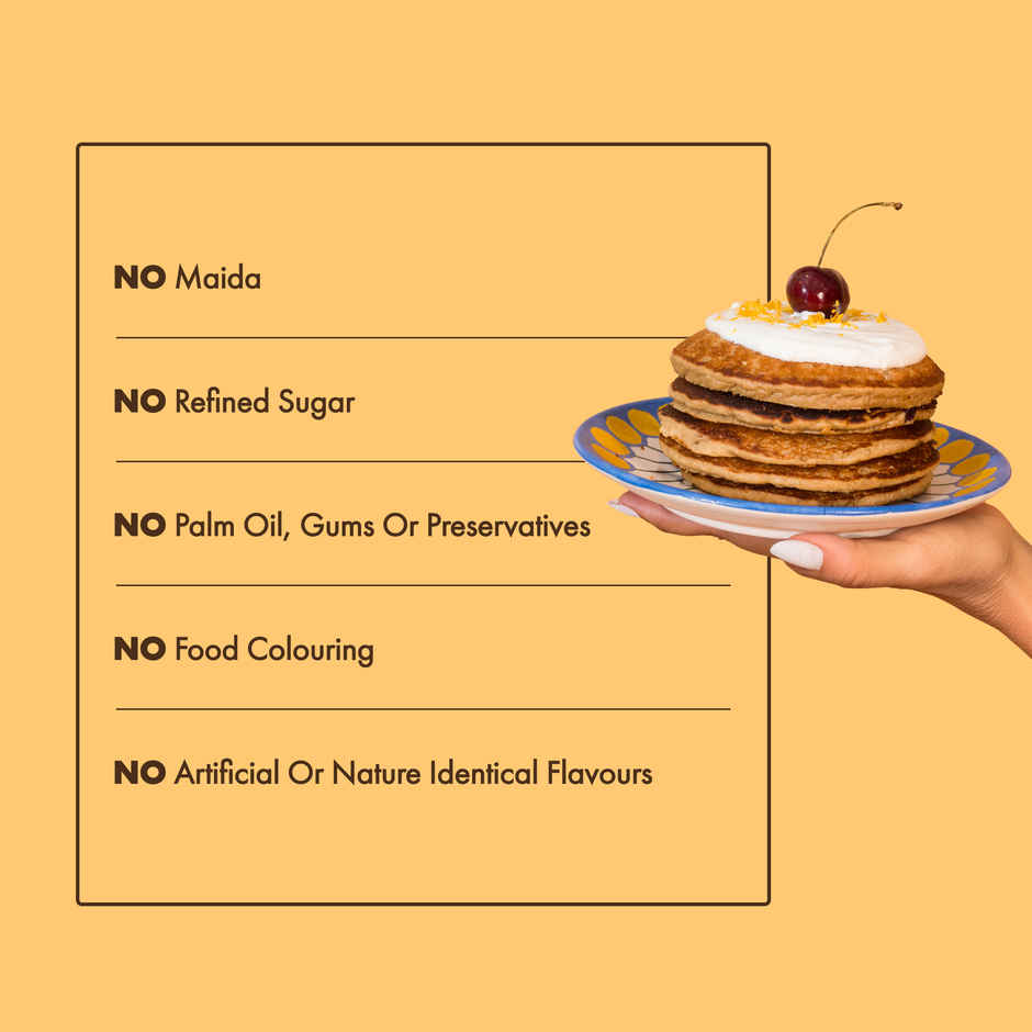 Cosmix No-Nonsense Protein Pancake mix | 8g Protein/Serving | Vanilla - 200g