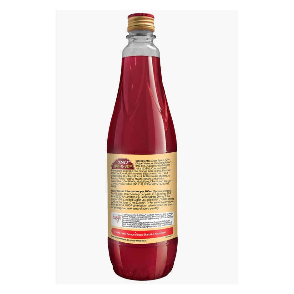 Dabur Sharbat E Azam Rose Syrup