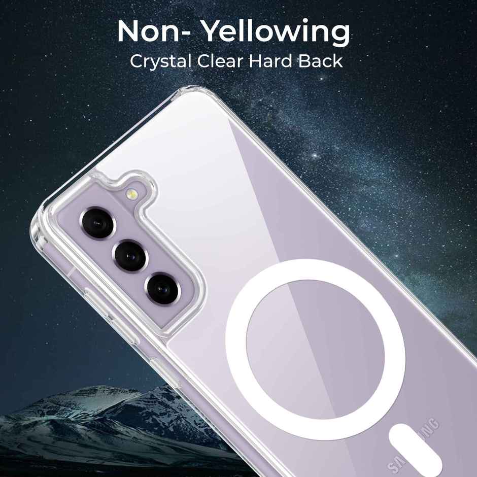 Artistque Case for Samsung Galaxy S21 Fe Back Cover - Transparent Clear Magsafe