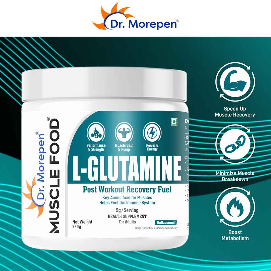 Dr. Morepen L-Glutamine for Post Workout Recovery