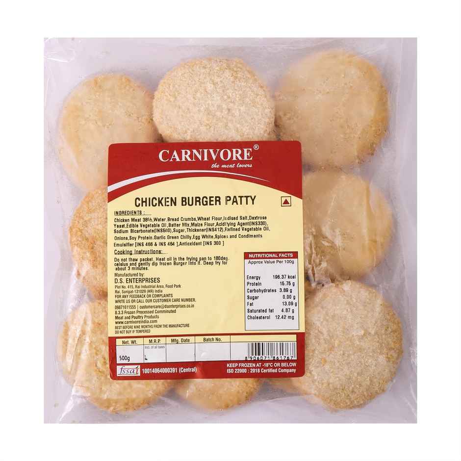 Carnivore Chicken Burger Patty