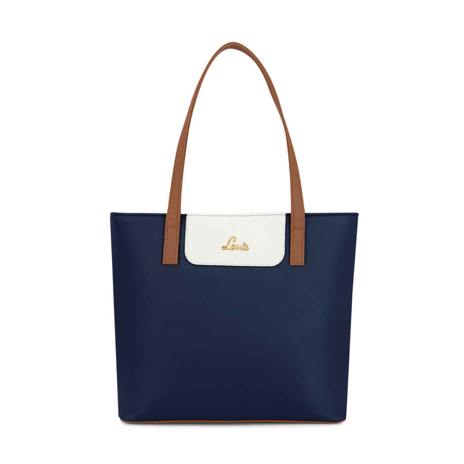 Lavie Women's Colourblock Jossie Tote Handbag | Navy Blue